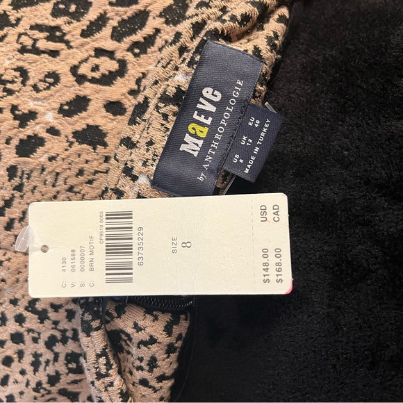 ANTHROPOLOGIE Maeve Knit Cut-Out Mini Dress - Picture 3 of 6